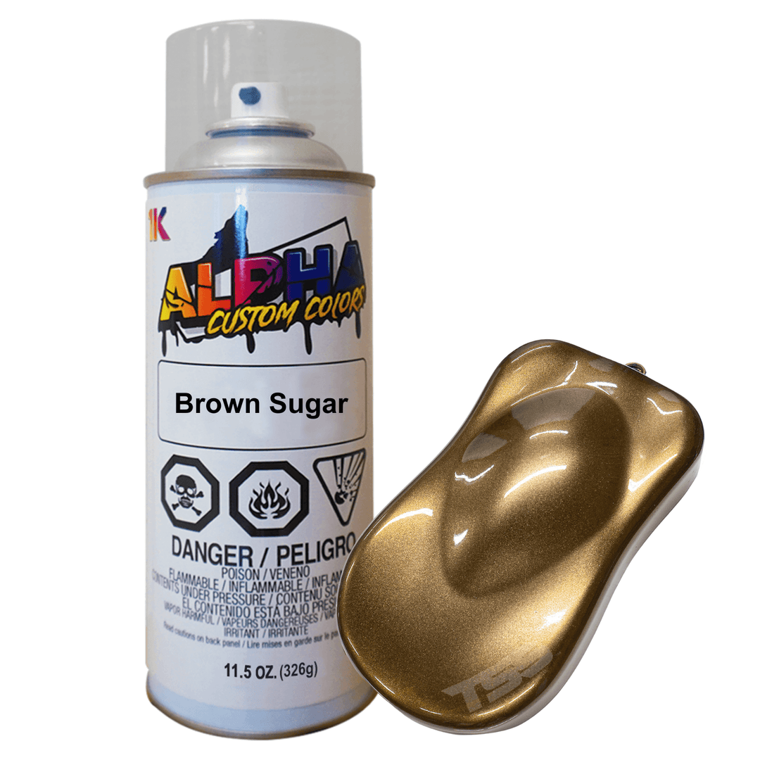 Brown Sugar Spray Can Midcoat - The Spray Source - Alpha Pigments