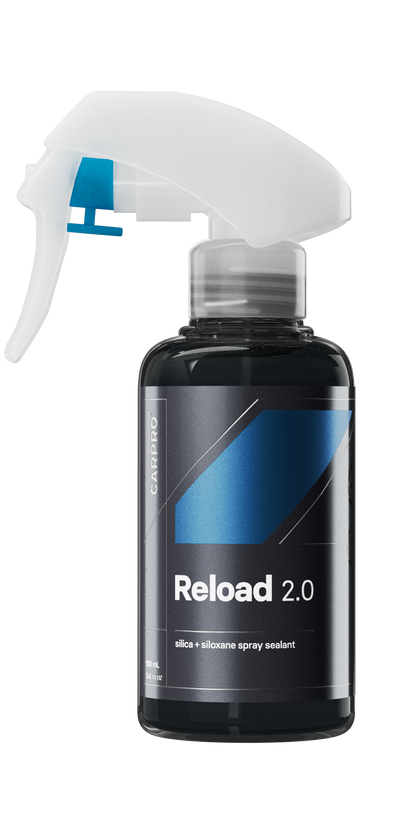 CarPro Reload 2.0 silica siloxane spray sealant bottle with black trigger spray