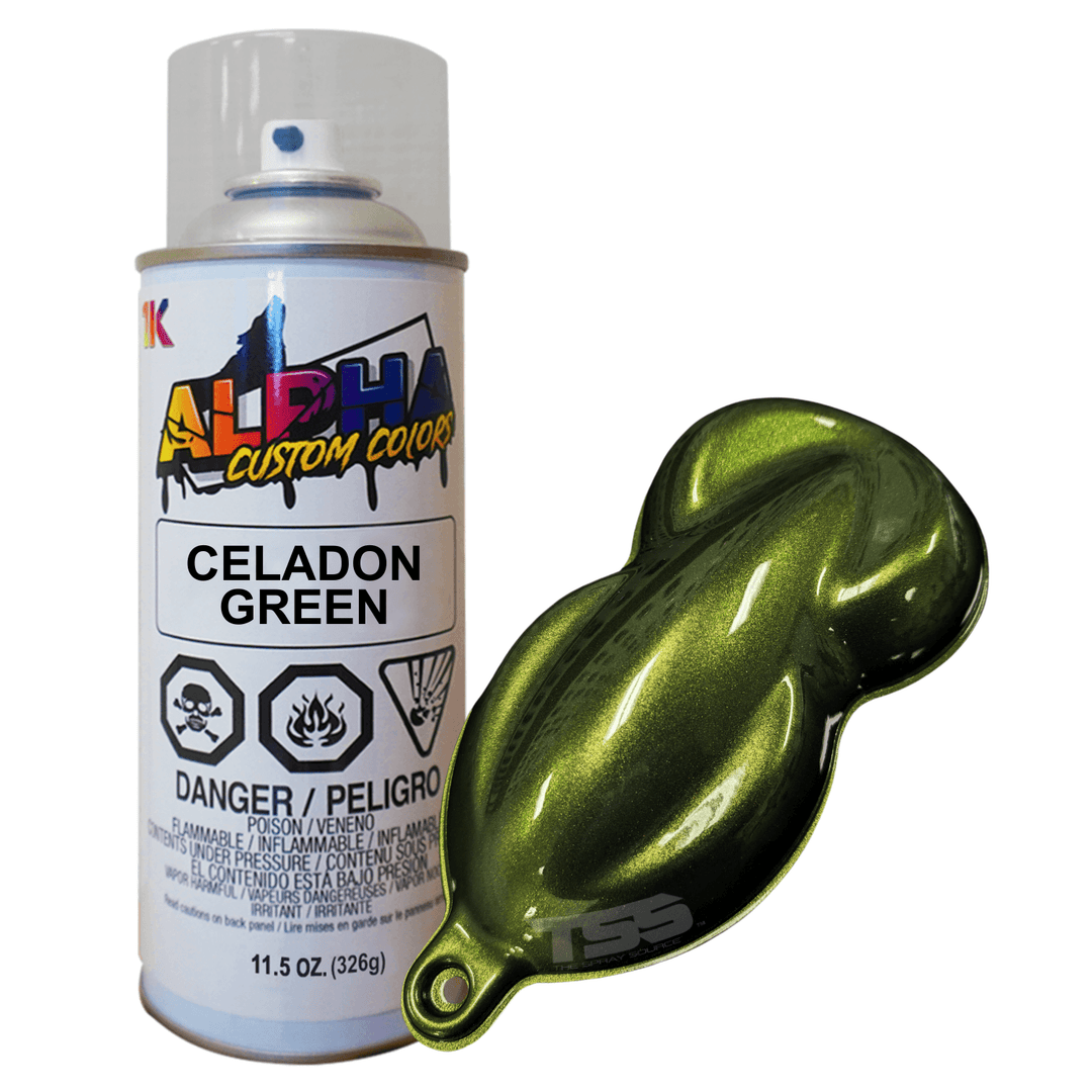 Celadon Green Spray Can Midcoat - The Spray Source - Alpha Pigments