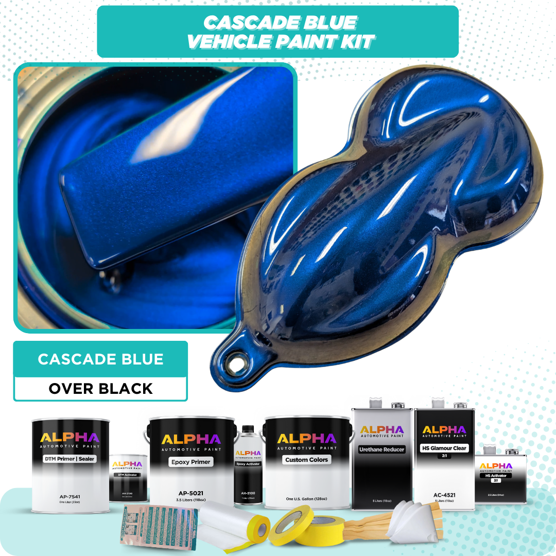 Cascade Blue Vehicle Paint Kit