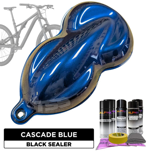 Cascade Blue Bike Paint Kit