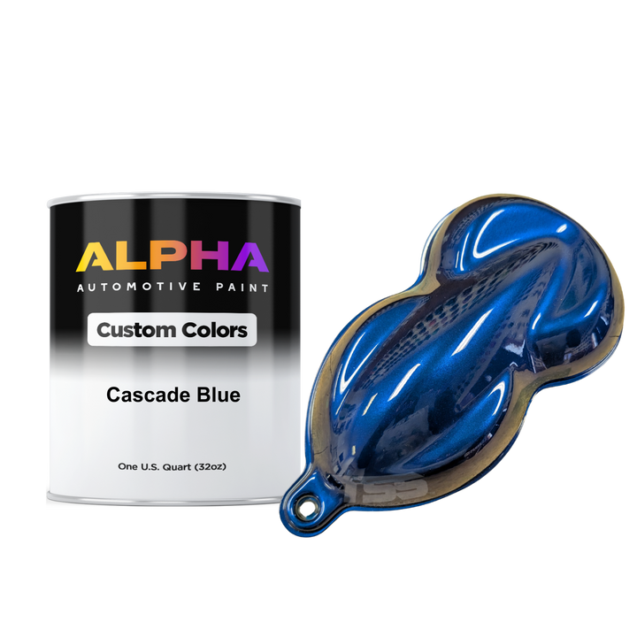 Cascade Blue Paint Basecoat