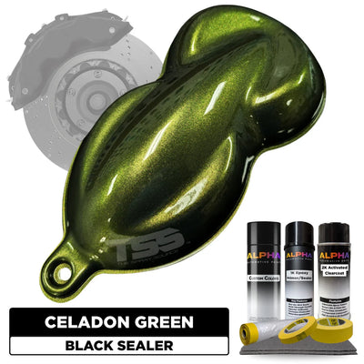 Celadon Green Brake Caliper Paint Kit