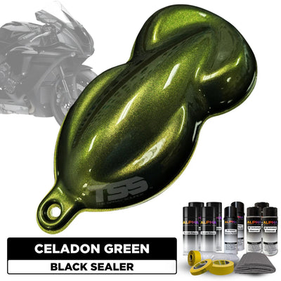 Celadon Green Motorcycle Paint Kit