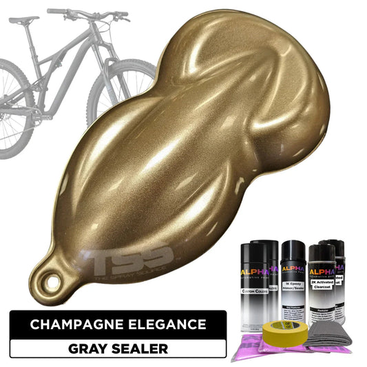 Champagne Elegance Bike Paint Kit