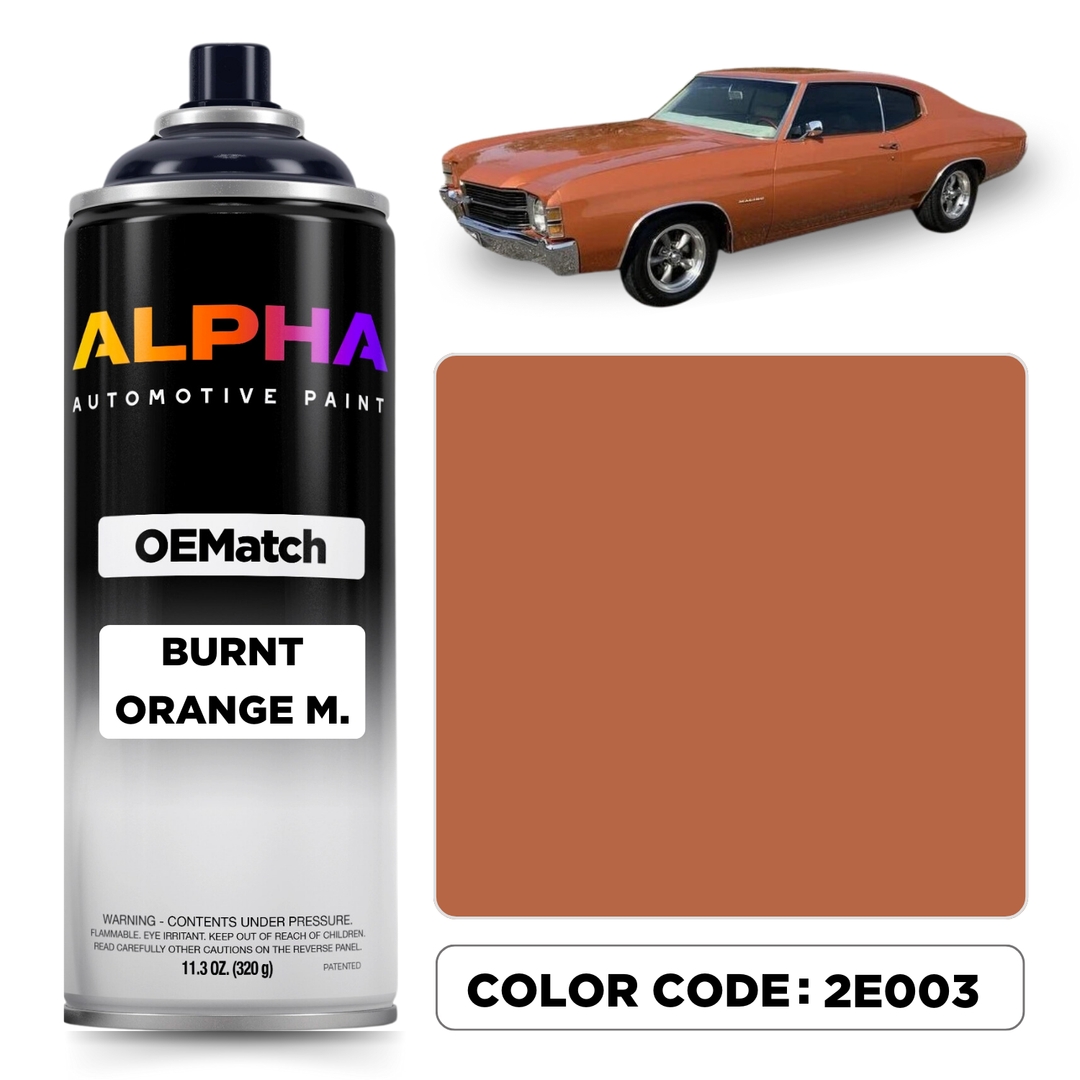 Chevrolet Burnt Orange Metallic 2E003 | OEMatch Spray Can