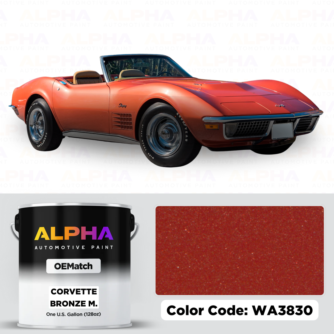 Chevrolet Corvette Bronze Metallic WA3830 | OEMatch Basecoat