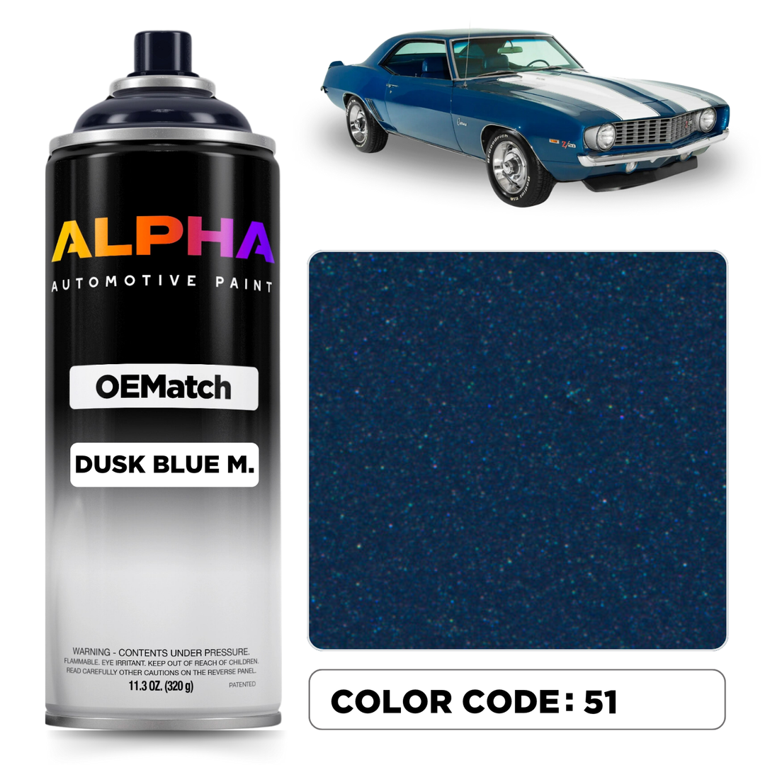 Chevrolet Dusk Blue Metallic 51 | OEMatch Spray Can