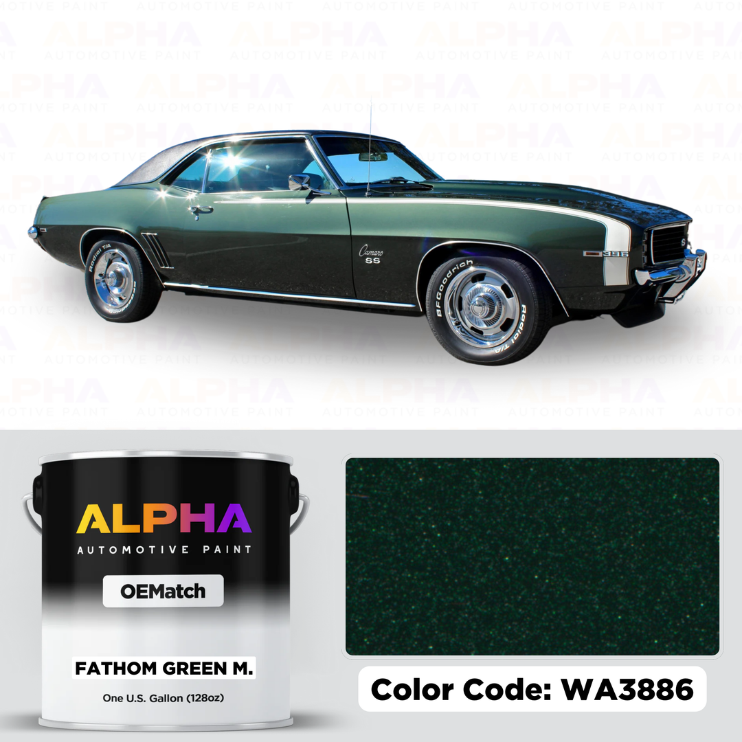 Chevrolet Fathom Green WA3886 | OEMatch Basecoat