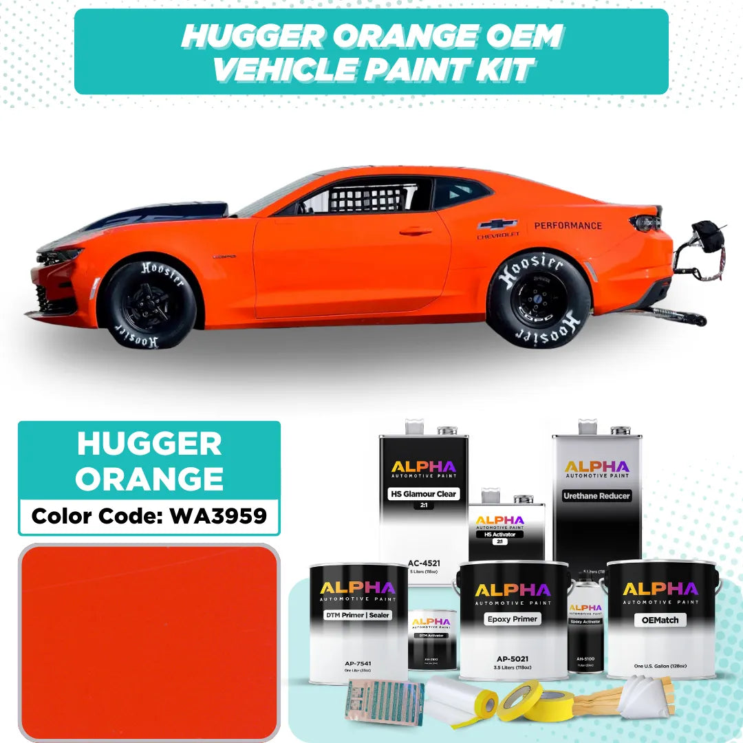 Chevrolet Hugger Orange WA3959 / 72-3959 | OEMatch Vehicle Paint Kit