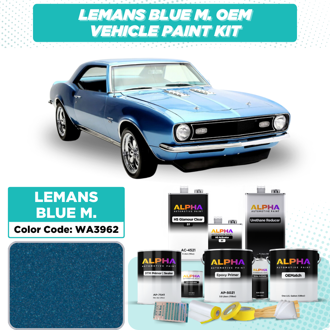 Chevrolet LeMans Blue M. WA3962 | OEMatch Vehicle Paint Kit