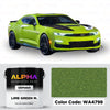 Chevrolet Lime Green Metallic WA4798 | OEMatch Basecoat