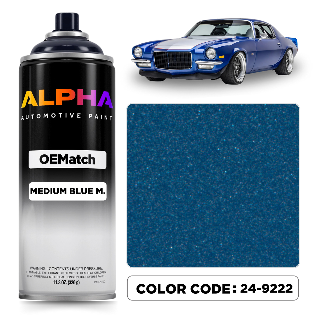 Chevrolet Medium Blue Metallic 24-9222 | OEMatch Spray