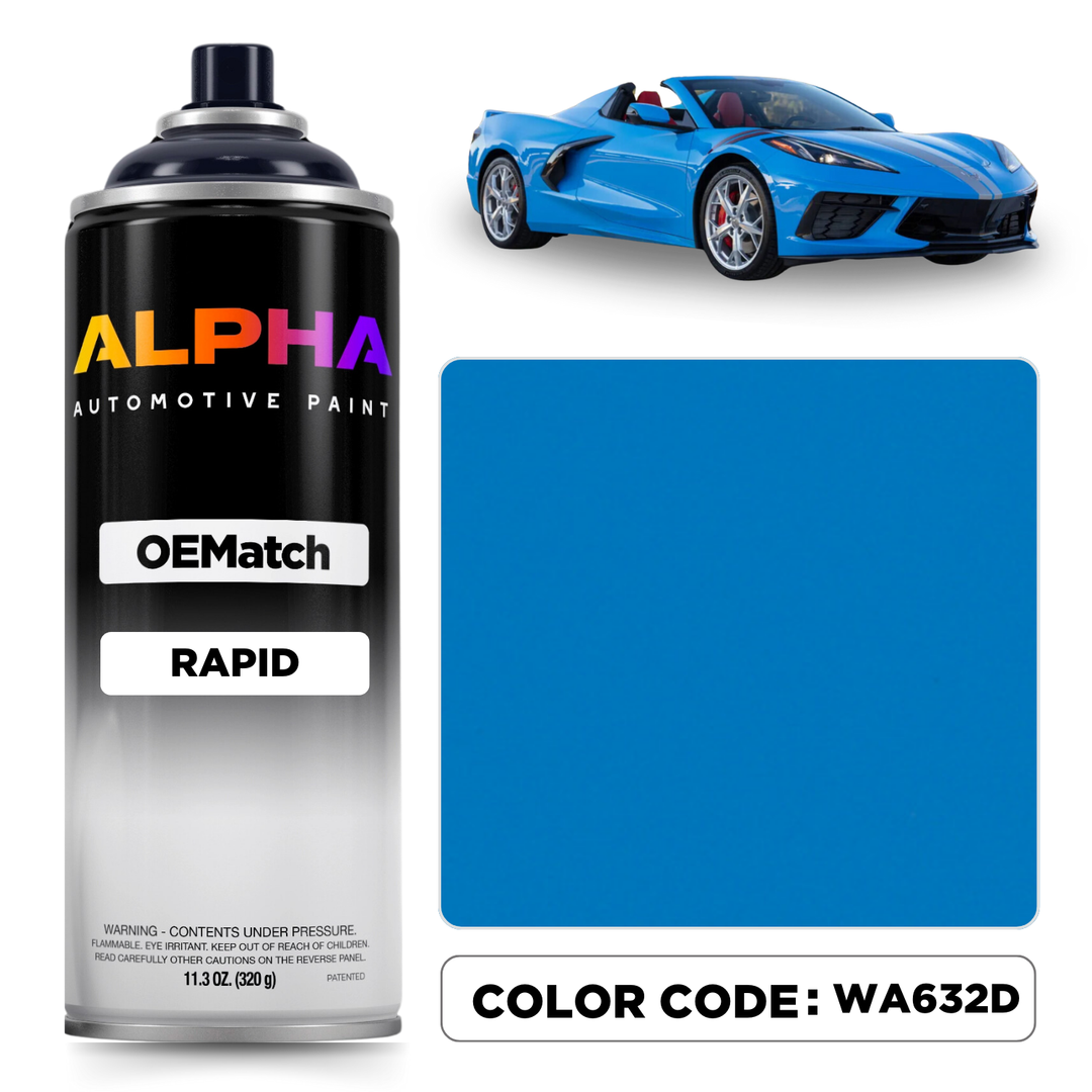 Chevrolet Rapid Blue WA632D | OEMatch Spray Can