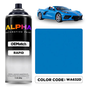 Chevrolet Rapid Blue WA632D | OEMatch Spray Can