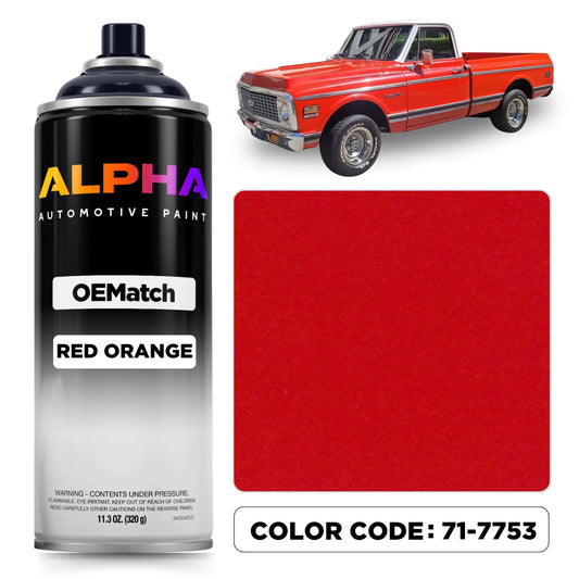 Chevrolet Red Orange 71-7753 | OEMatch Spray Can