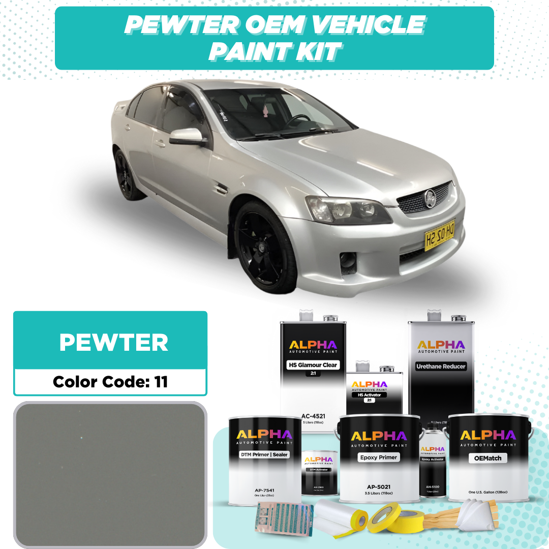 GEN. MOTORS  HOLDEN (AUS) PEWTER M. 11 / 11-382E | OEMatch Vehicle Paint Kit