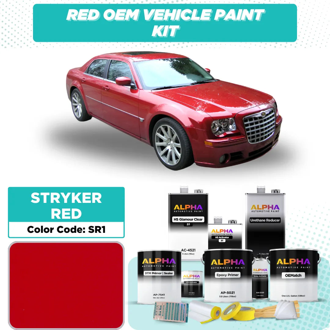 CHRYSLER USA RED SR1 | OEMatch Vehicle Paint Kit