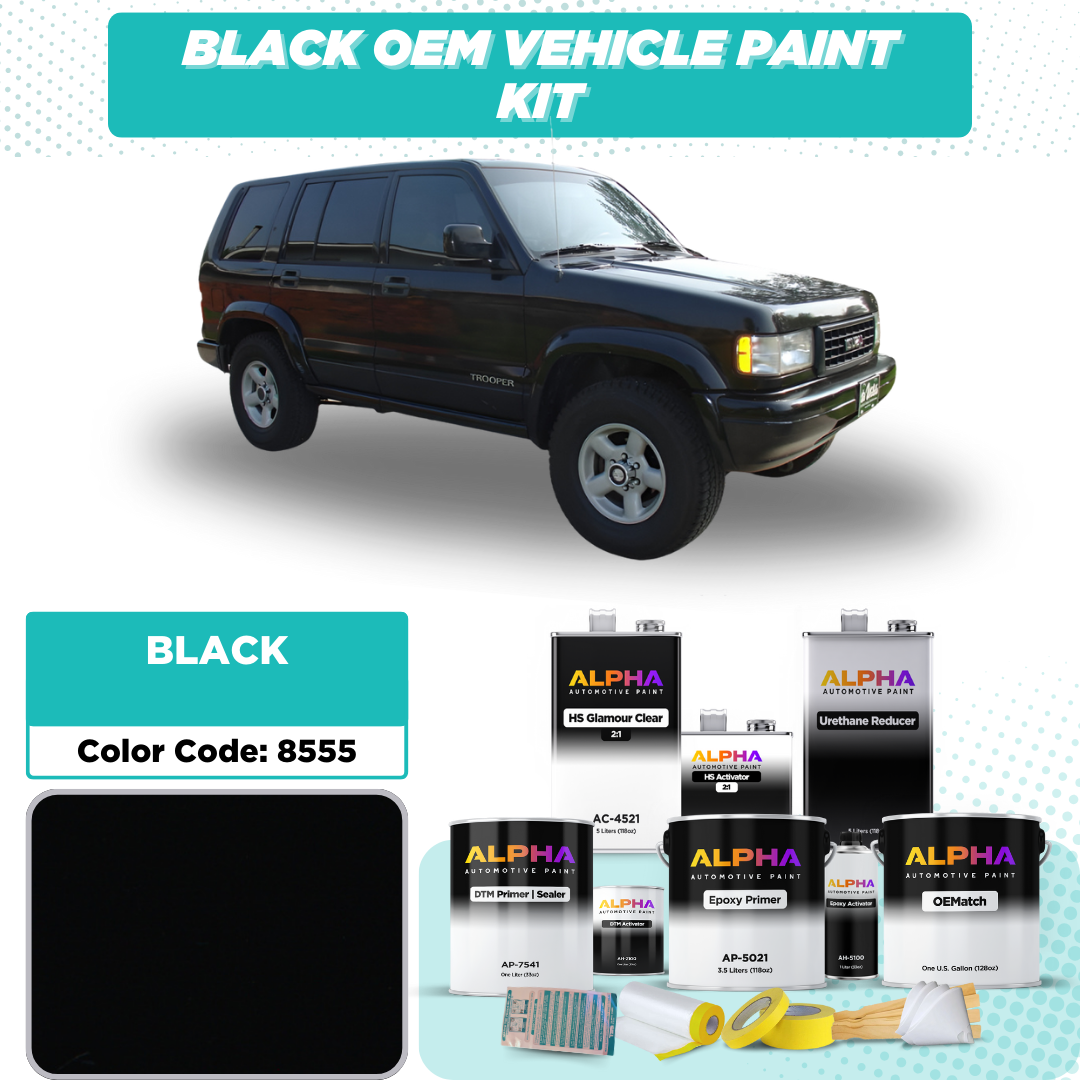 GEN. MOTORS  HOLDEN (AUS) BLACK 8555 / 41-8555 | OEMatch Vehicle Paint Kit