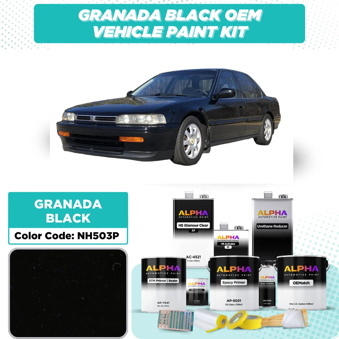 HONDA GRANADA BLACK P. NH503P | OEMatch Vehicle Paint Kit