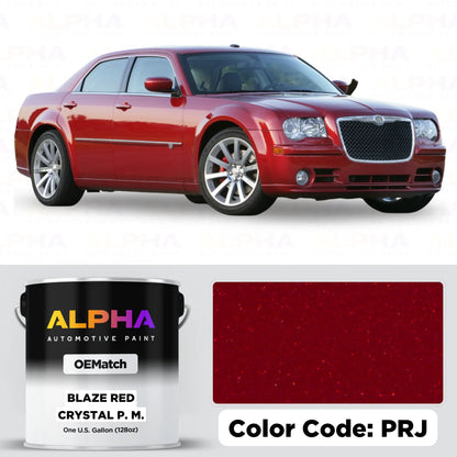 Chrysler Blaze Red Crystal Pearl Metallic PRJ / ARH | OEMatch Basecoat