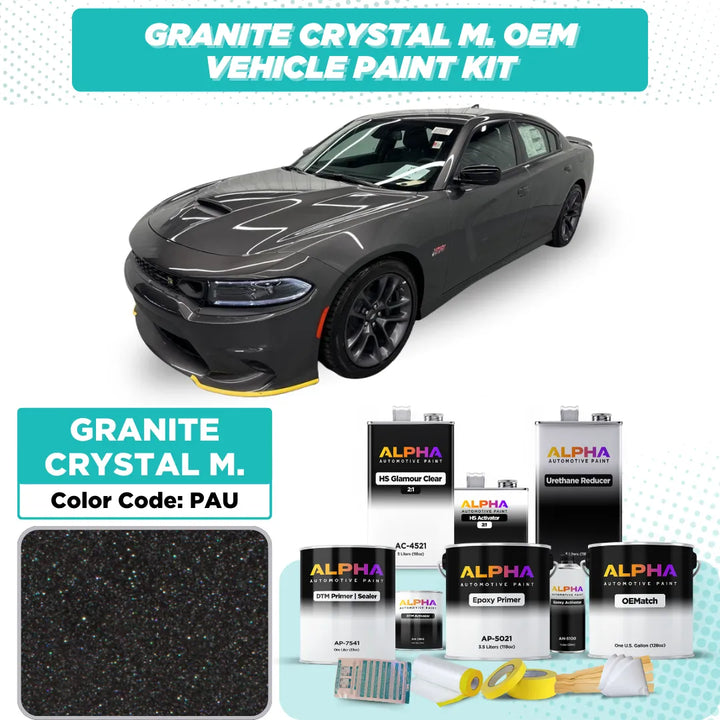 Chrysler Granite Crystal M. PAU / LAU | OEMatch Vehicle Paint Kit