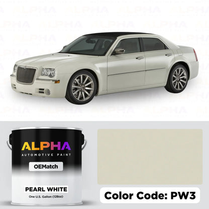 Chrysler Pearl White PW3 / VW3 | OEMatch Basecoat