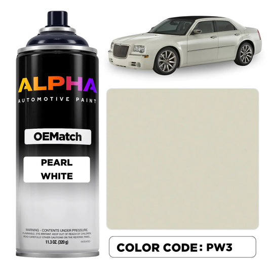 Chrysler Pearl White PW3 / VW3 | OEMatch Spray Can