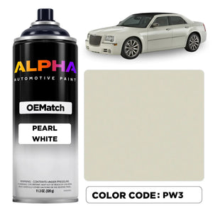 Chrysler Pearl White PW3 / VW3 | OEMatch Spray Can