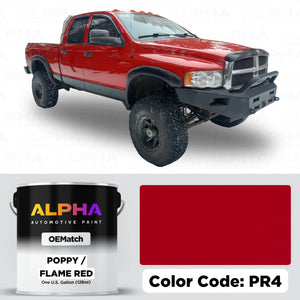 Chrysler Poppy / Flame Red PR4 | OEMatch Basecoat