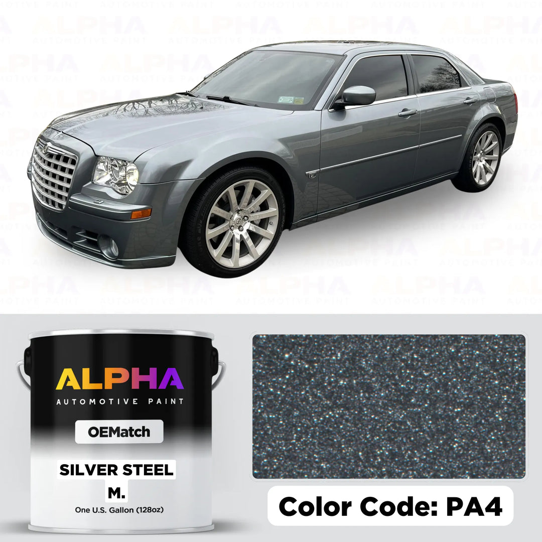 Chrysler Silver Steel Metallic PA4 / DA4 | OEMatch Basecoat