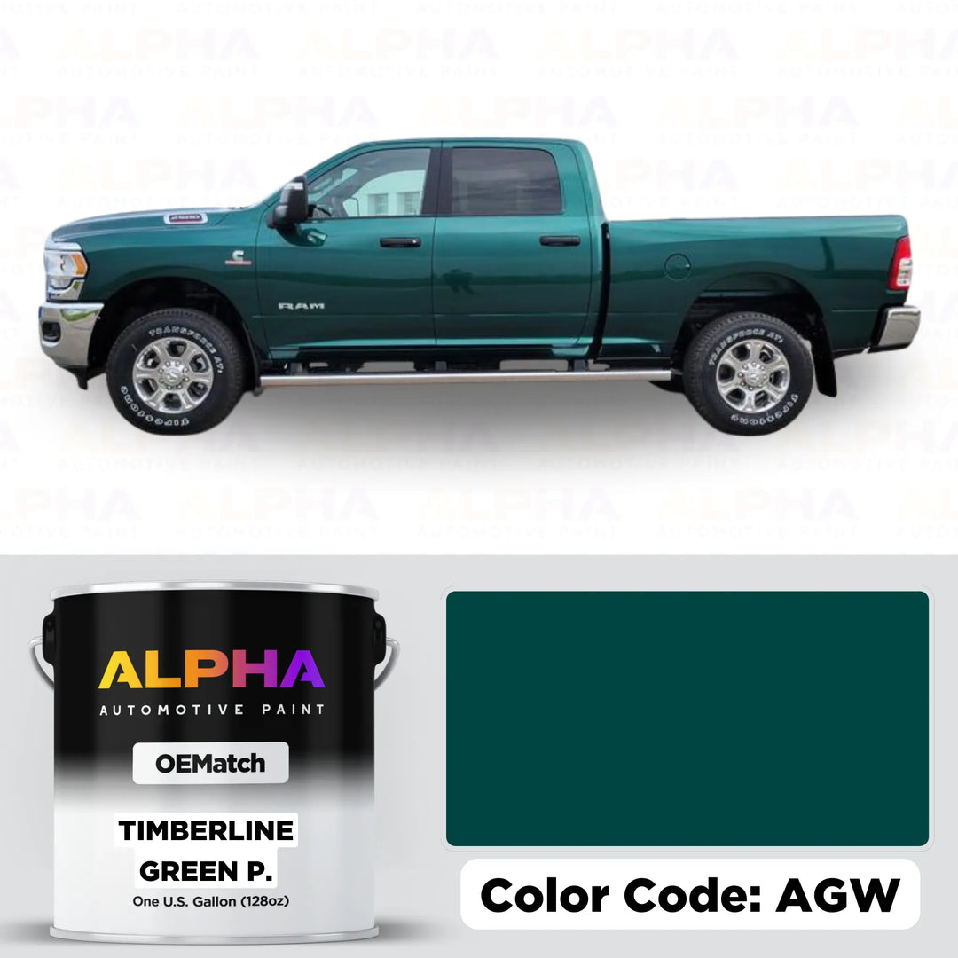 Chrysler Timberline Green Pearl AGW | OEMatch Basecoat