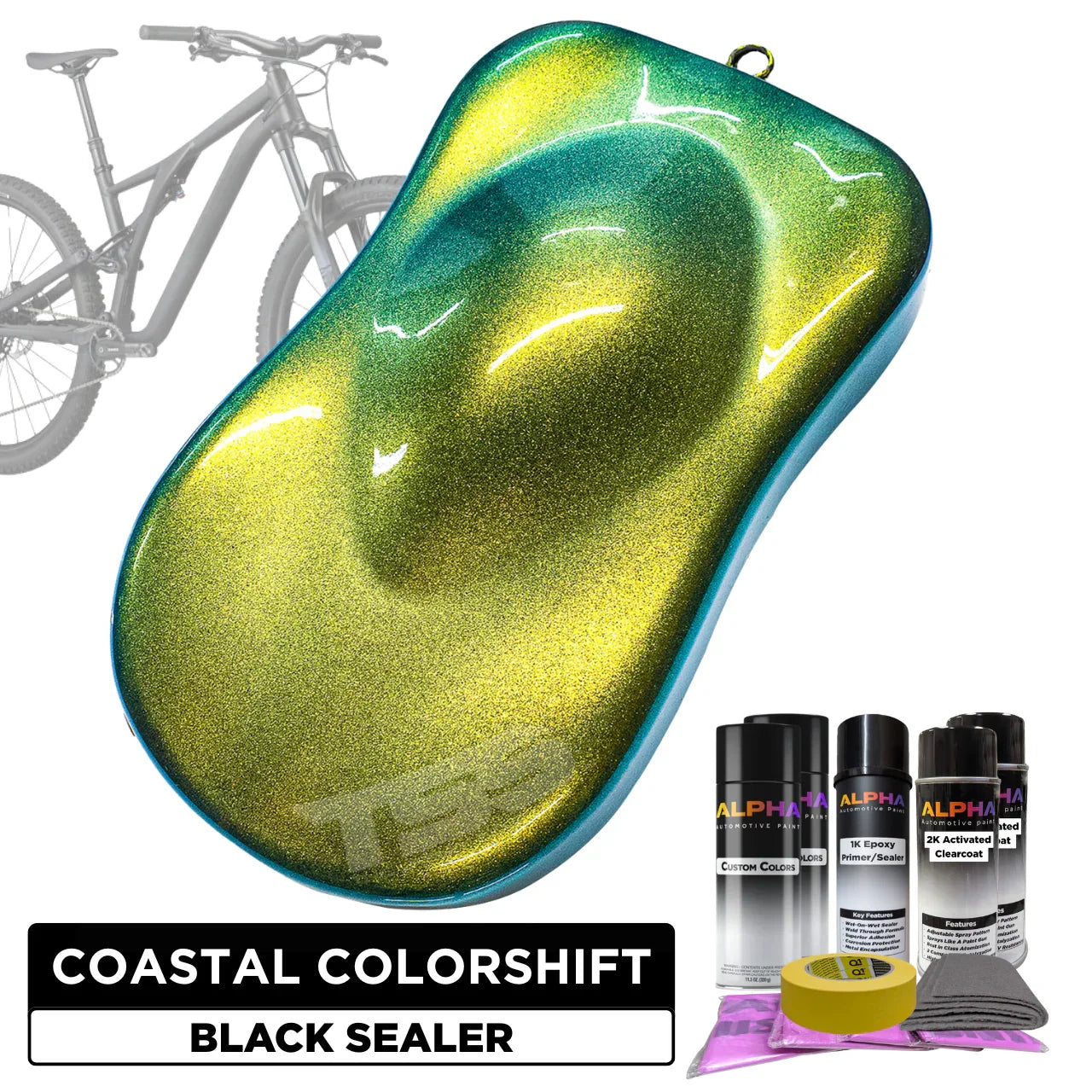 Coastal Colorshift Bike Paint Kit