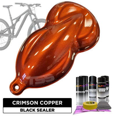 Crimson Copper Bike Paint Kit