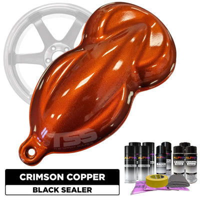 Crimson Copper Wheel Paint Kit