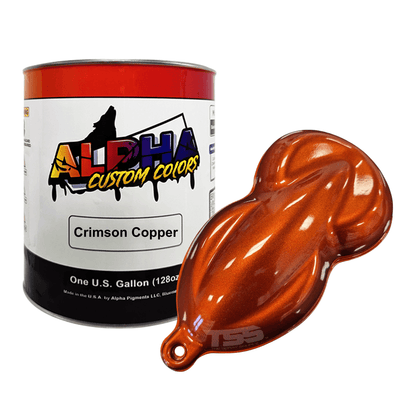 Crimson Copper Paint Basecoat - The Spray Source - Alpha Pigments