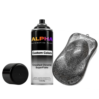 Crushed Chrome Superflake Pearl Spray Can | Custom Paint Crushed Chrome Superflake Pearl Spray Can | Custom Paint