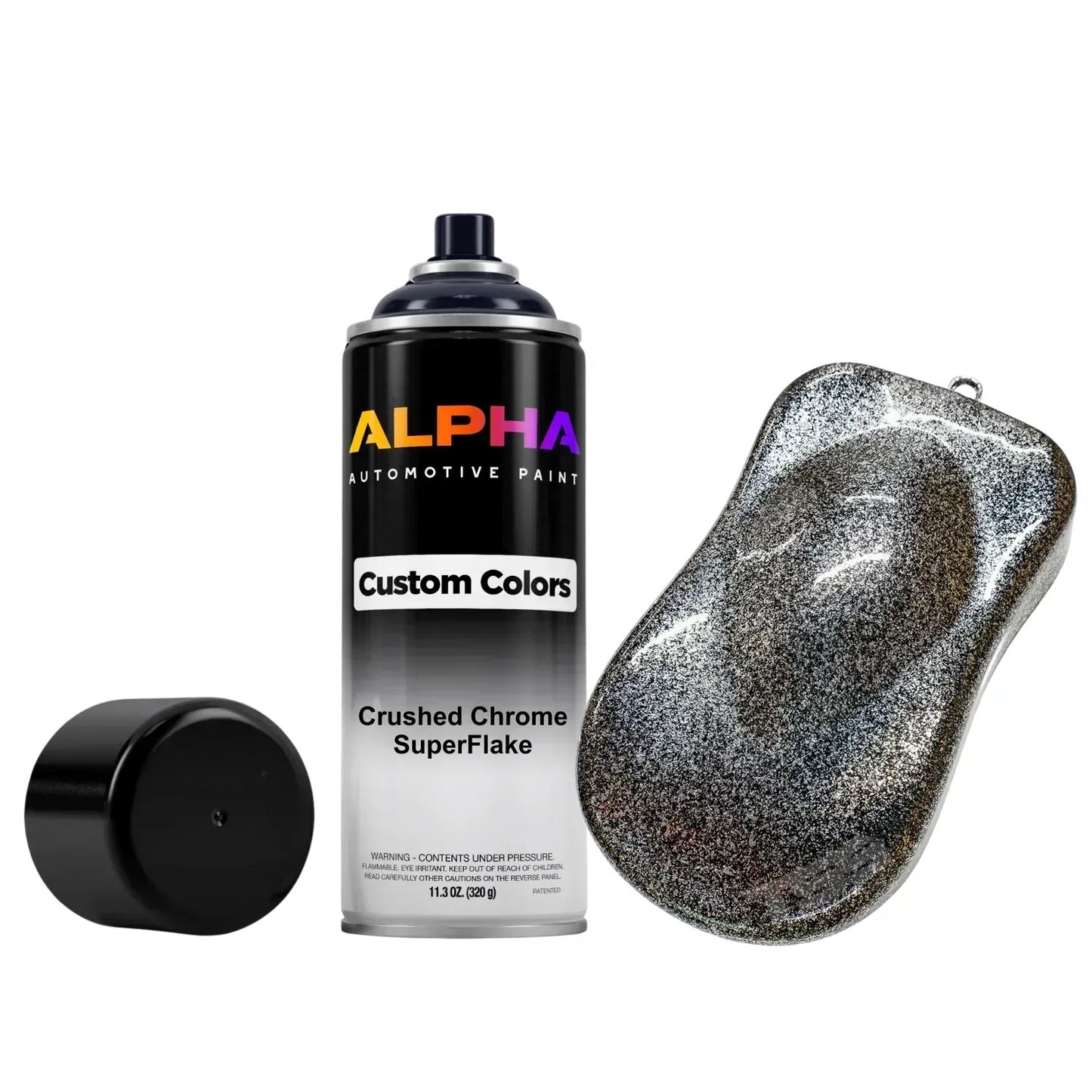 Crushed Chrome Superflake Bike Paint Kit