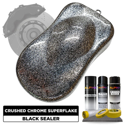 Crushed Chrome SuperFlake Brake Caliper Paint Kit