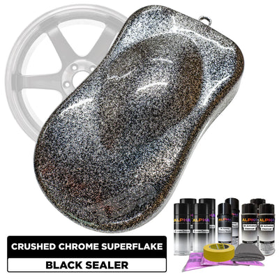 Crushed Chrome SuperFlake Wheel Paint Kit