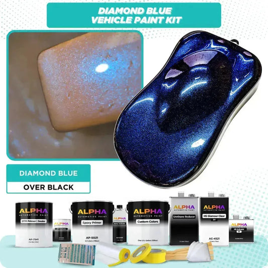 Diamond Blue Vehicle Paint Kit