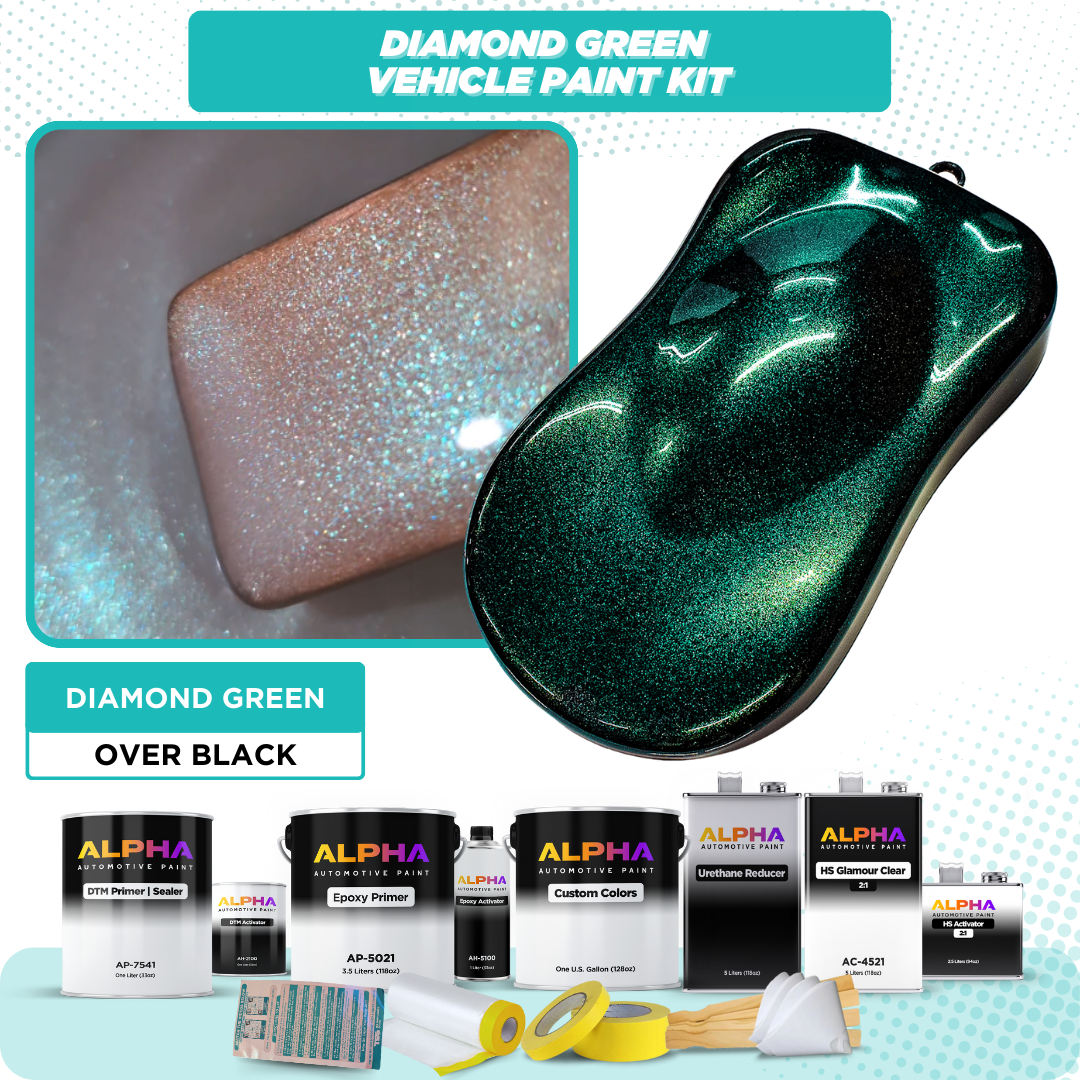 Diamond Green Vehicle Paint Kit