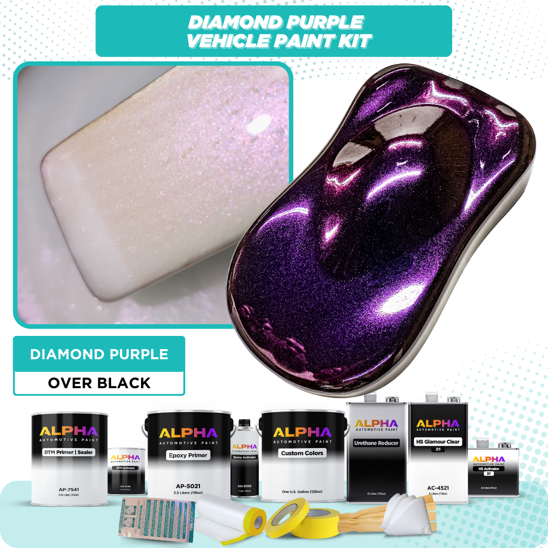 Diamond Purple Vehicle Paint Kit