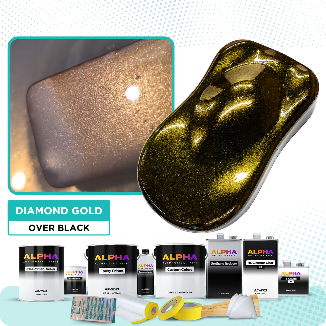 Diamond Gold Vehicle Paint Kit