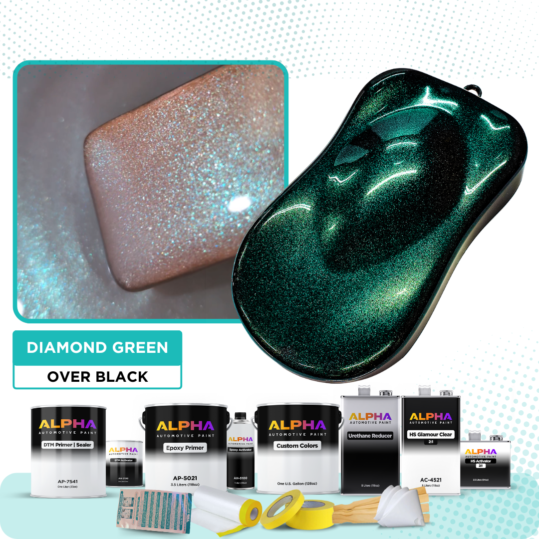 Diamond Green Vehicle Paint Kit