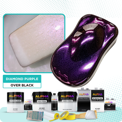 Diamond Purple Vehicle Paint Kit