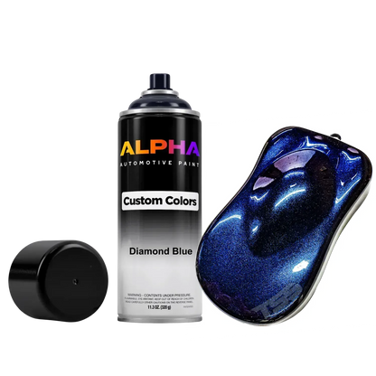 Diamond Blue Bike Paint Kit