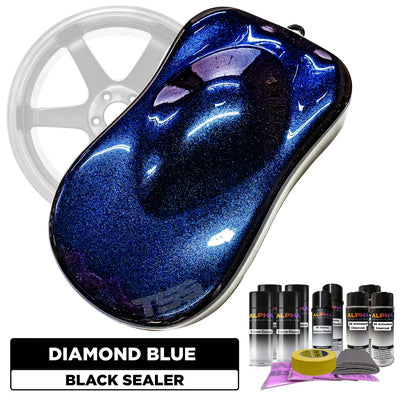 Diamond Blue Wheel Paint Kit
