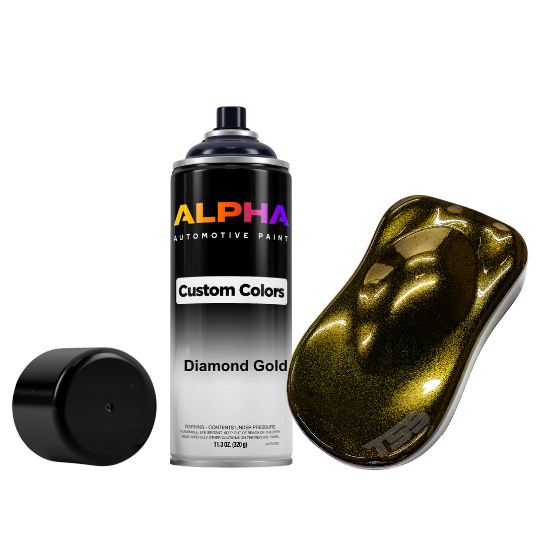 Diamond Gold Bike Paint Kit