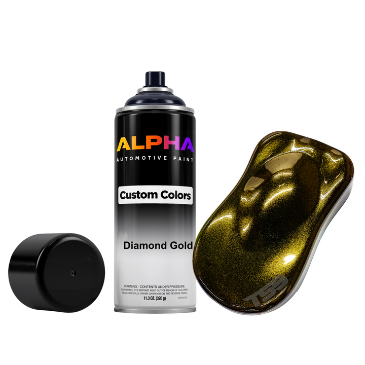 Diamond Gold Bike Paint Kit